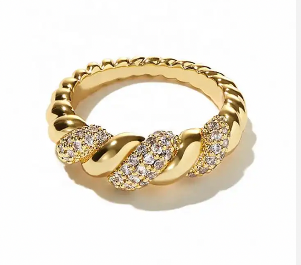 Diamond Croissant Ring